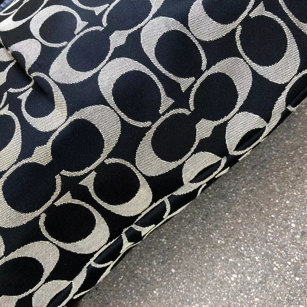 COACH Ashley Signature Purse Convertible Crossbody Shoulder Bag Monogram F17599 - Picture 7 of 11